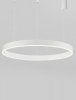Biała Lampa Wisząca Okrąg JACA CCT LE43513 LUCES EXCLUSIVAS